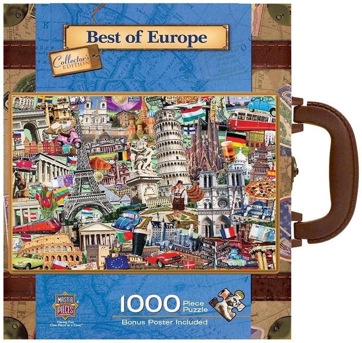 Best of Europe in luxueuze koffer met handgreep Masterpieces
