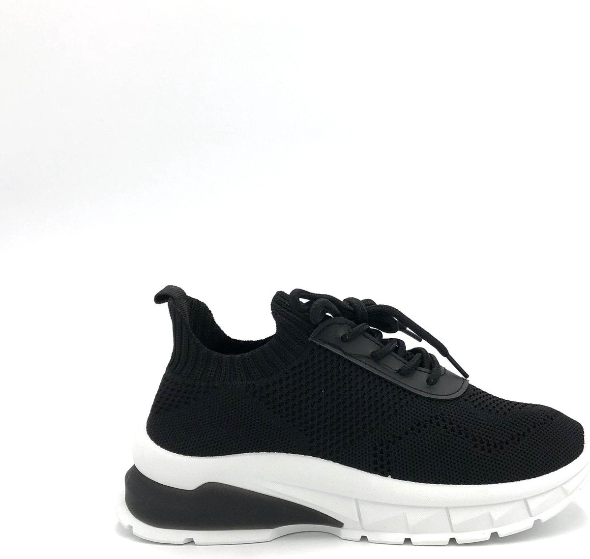 SNEAKER WALKER BLACK - Maat 41 - Lage sneaker - Zwart - Sportief - Casual
