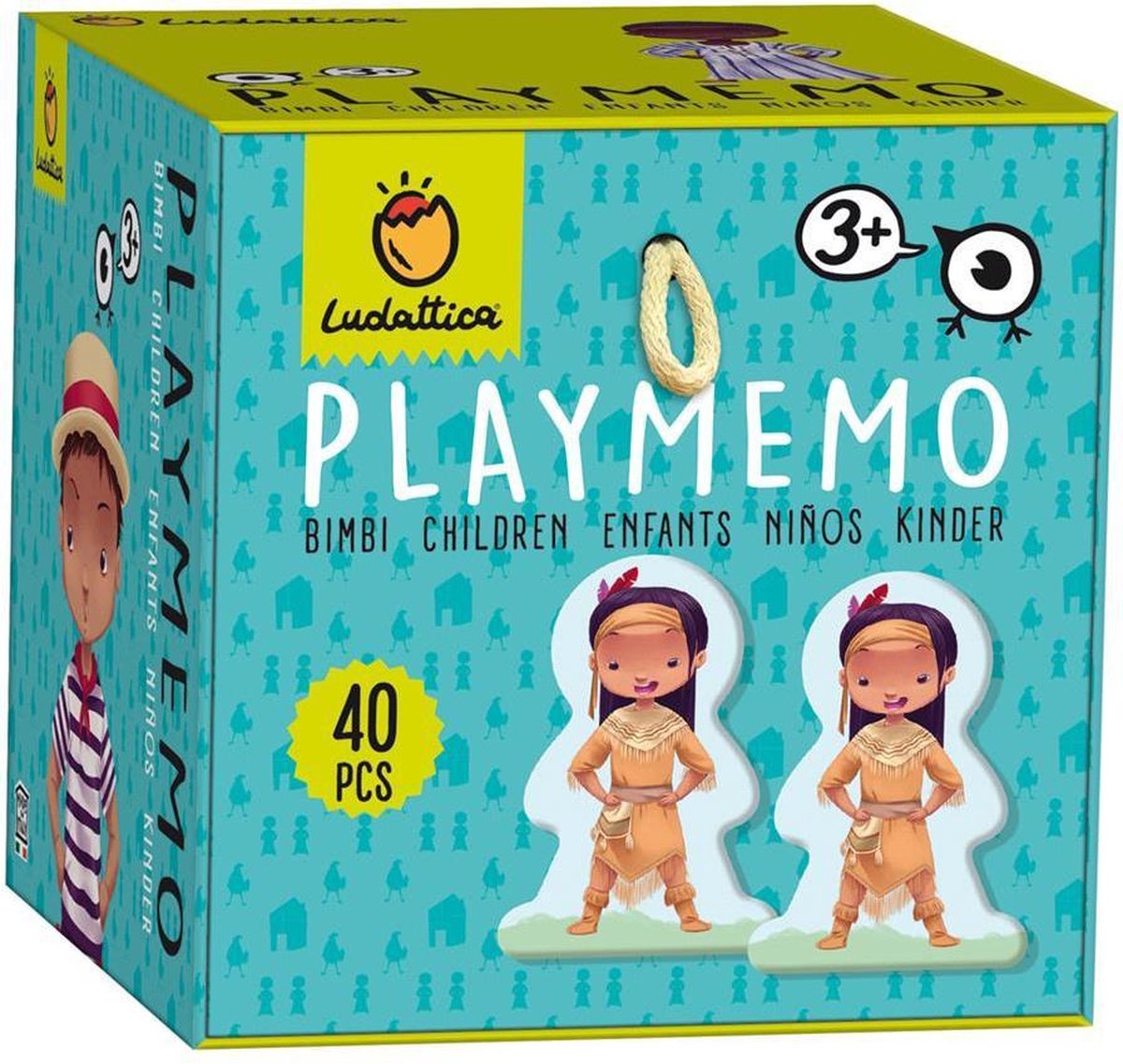 Ludattica Memory Memo Children Junior Karton 40 Stuks