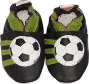 BabySteps slofjes Black soccer maat 22/23