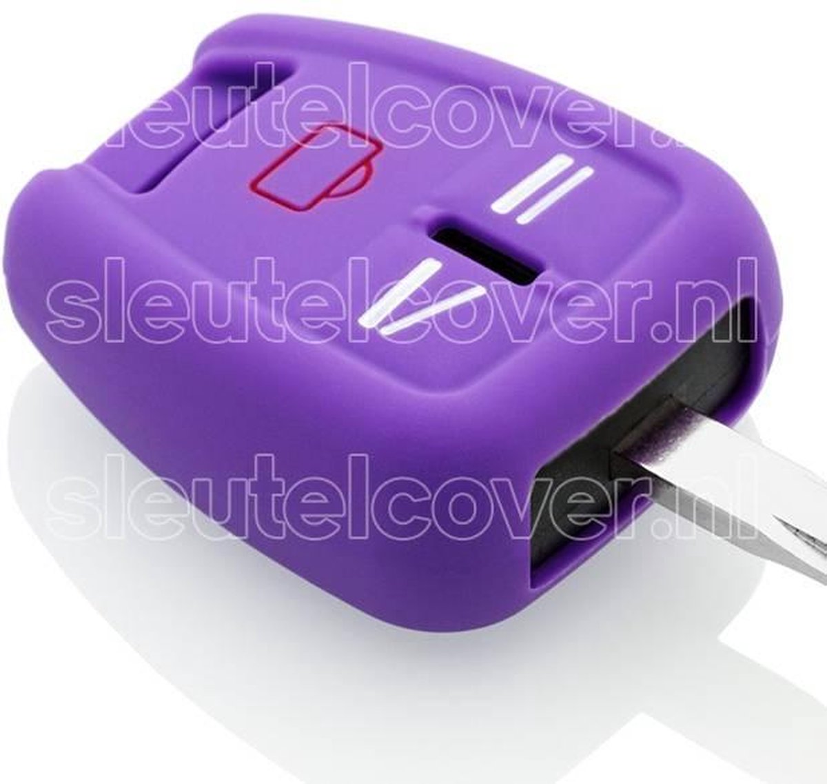 Opel SleutelCover - Paars / Silicone sleutelhoesje / beschermhoesje autosleutel