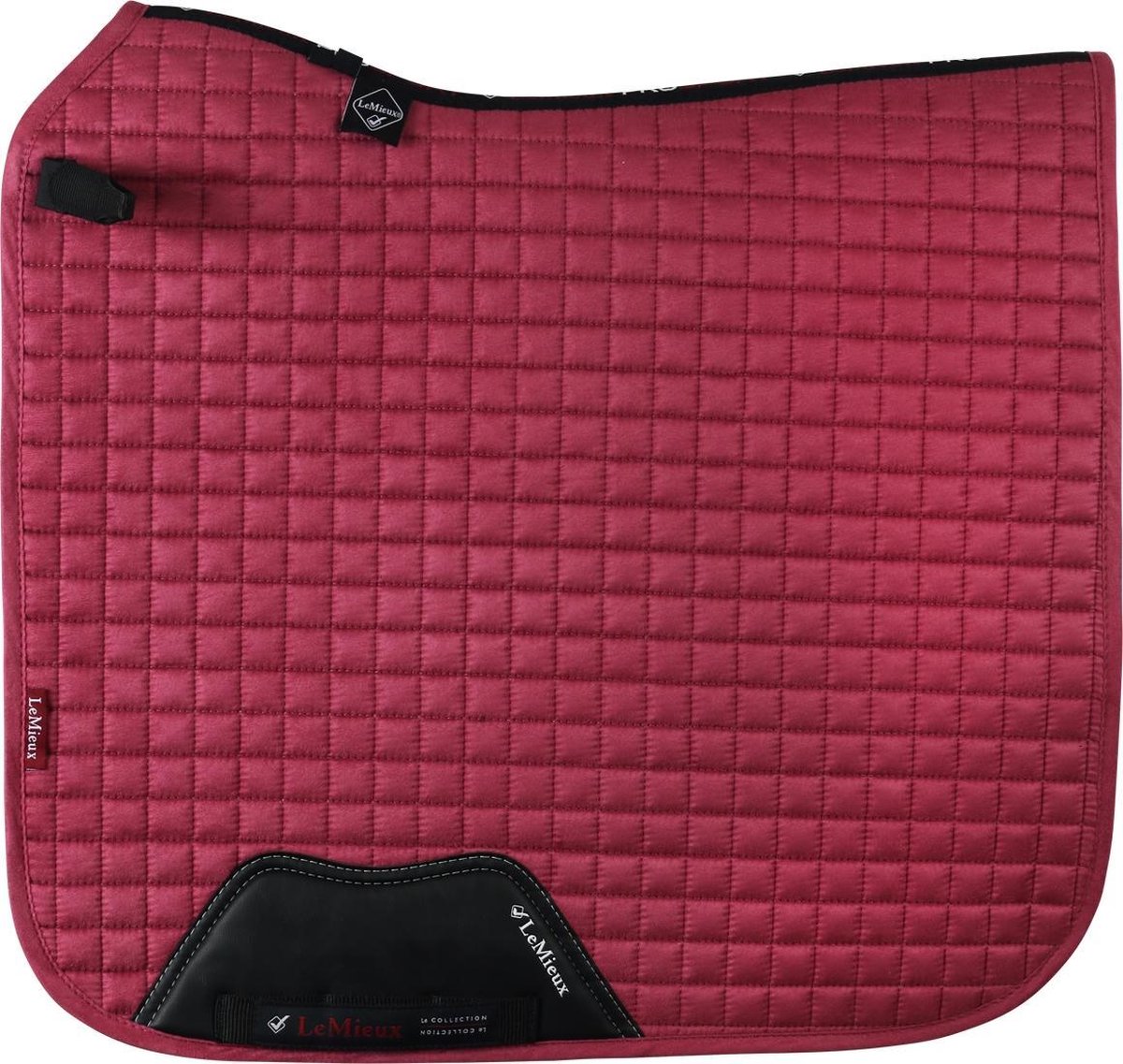 LeMieux Zadeldek Luxery Suede Dressage Square