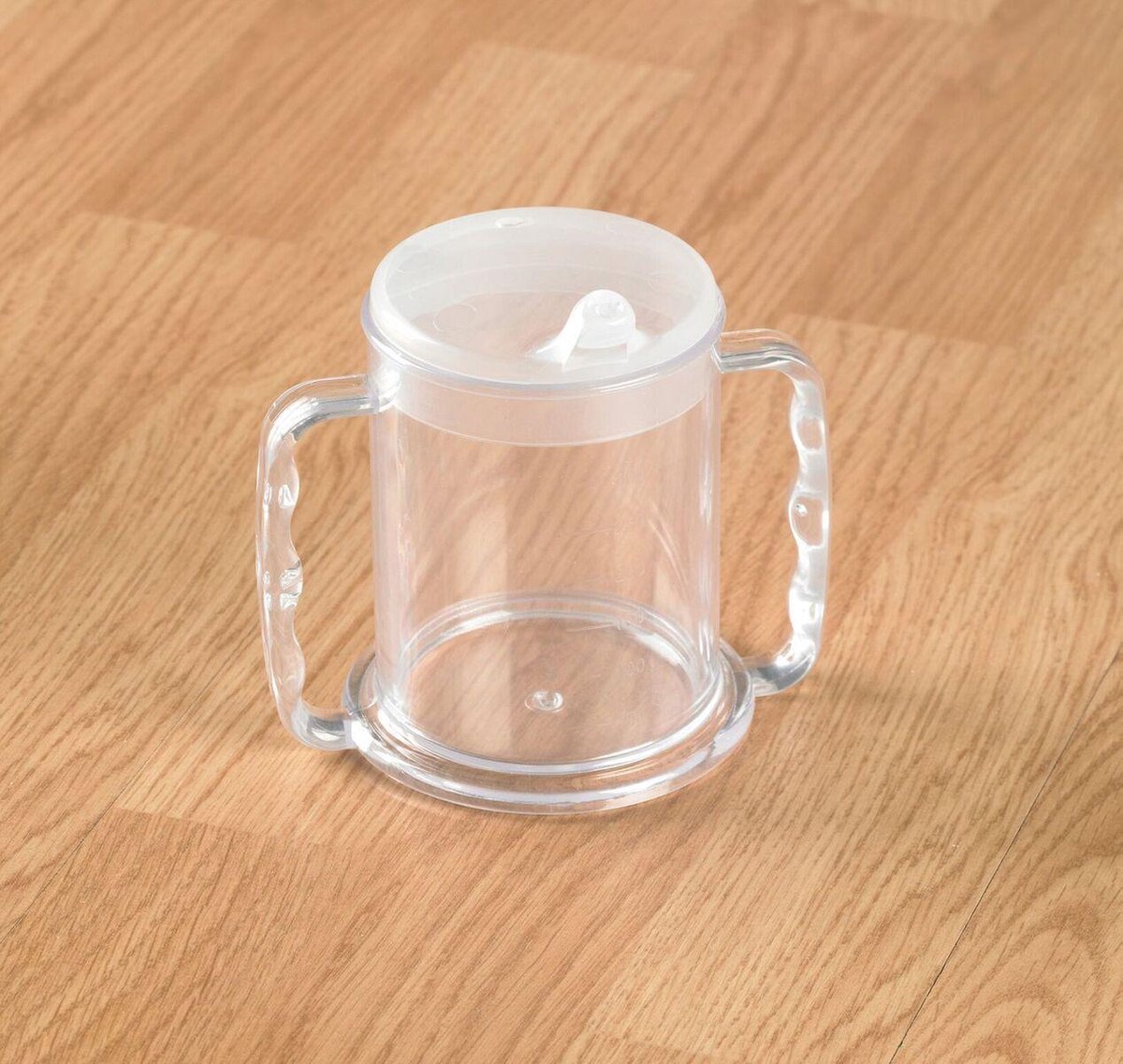 Transparante beker met 2 handvatten 285 ml - standaard