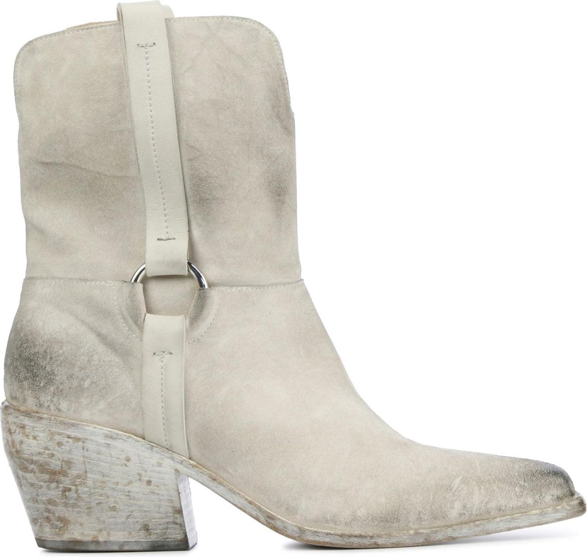 Elena Iachi Vrouwen   Cowboylaarzen / Laarzen / Damesschoenen E2881 - Wit - maat 40