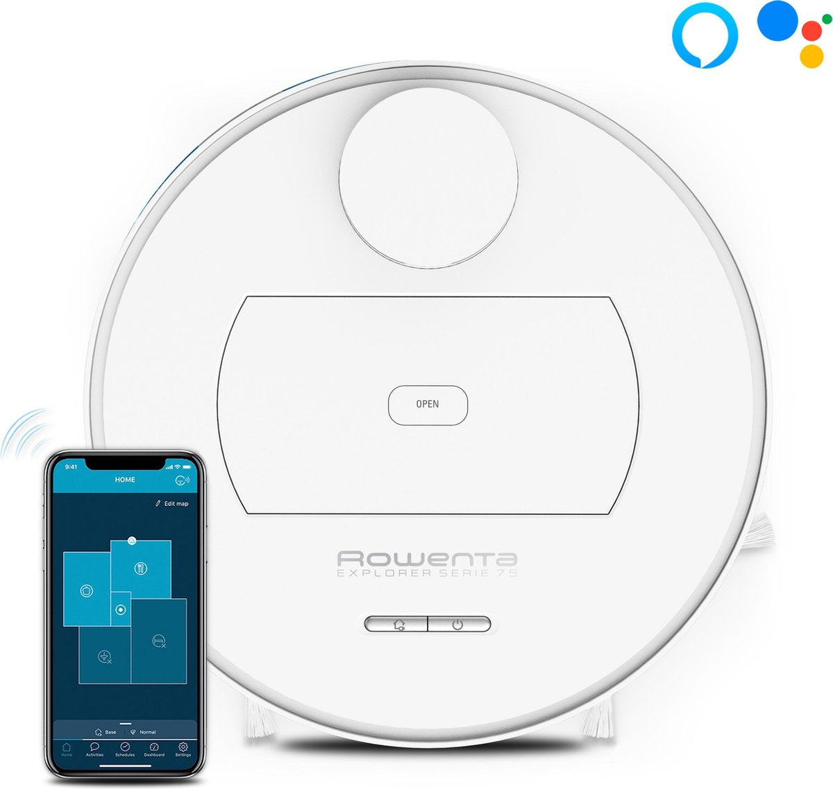 Rowenta X-plorer serie 75 RR7687 - Robotstofzuiger met dweilfunctie