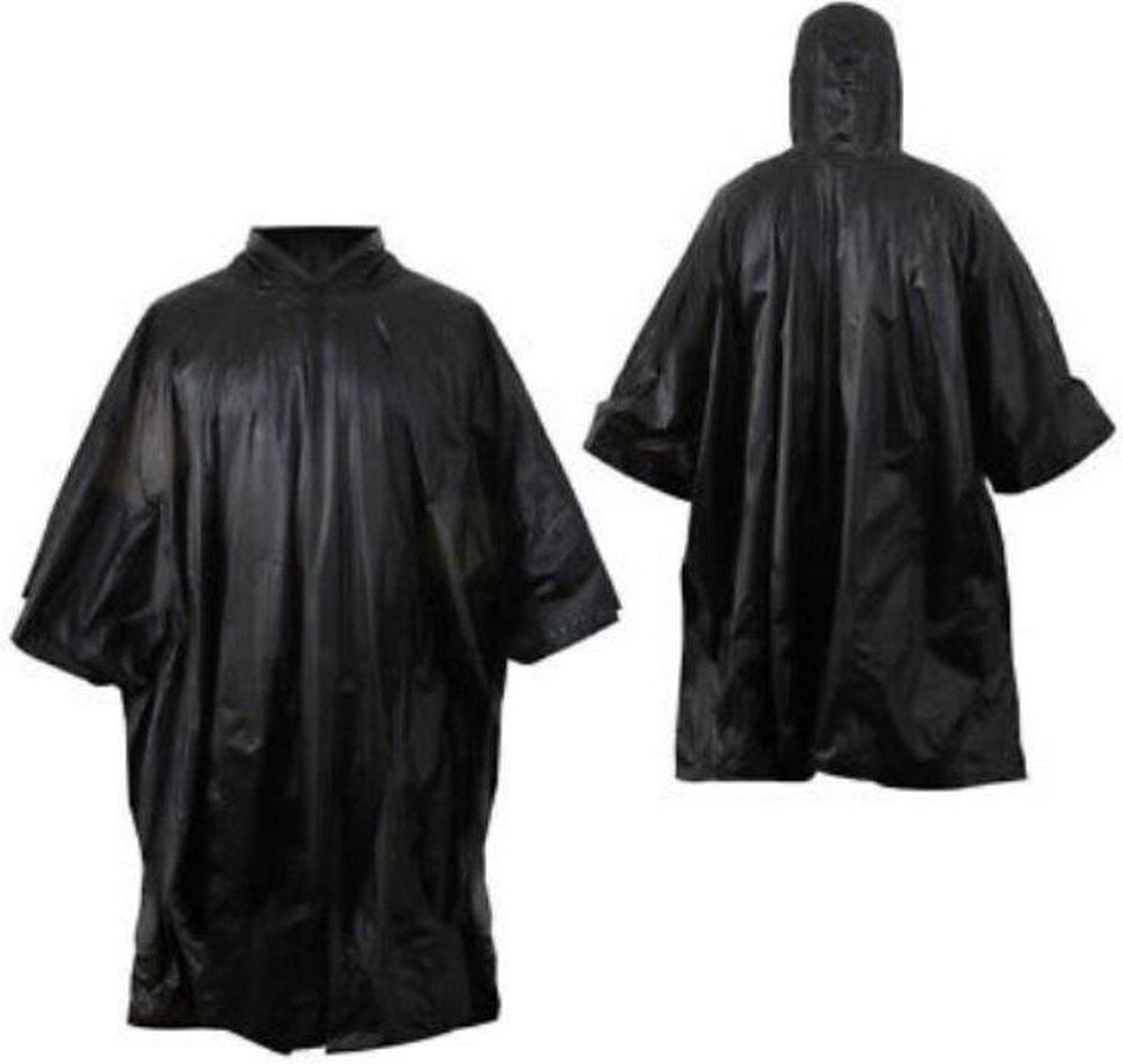 PONCHO DUURZAAM ZWART