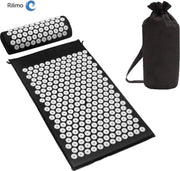 Rilimo® – Spijkermat – Spijkermatten – Spijkermat Met Kussen – Acupressuur Mat – Drukpunten Massagekussen Shiatsu – Acupunctuur – Acupressure