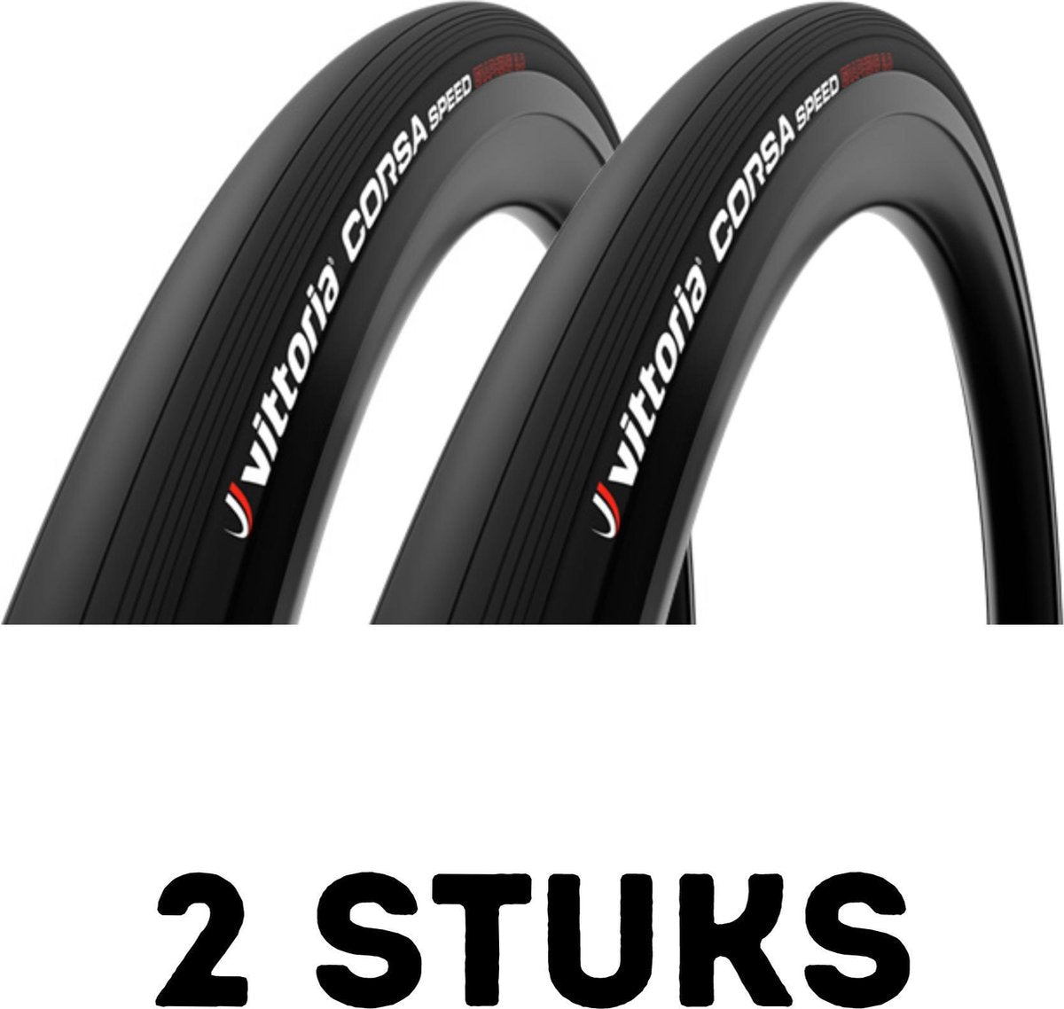 Fietsband - Buitenband - Set van 2 - Tubularband Corsa Speed G+ 28 x 1.00/1 1/16 (25-622) zwart