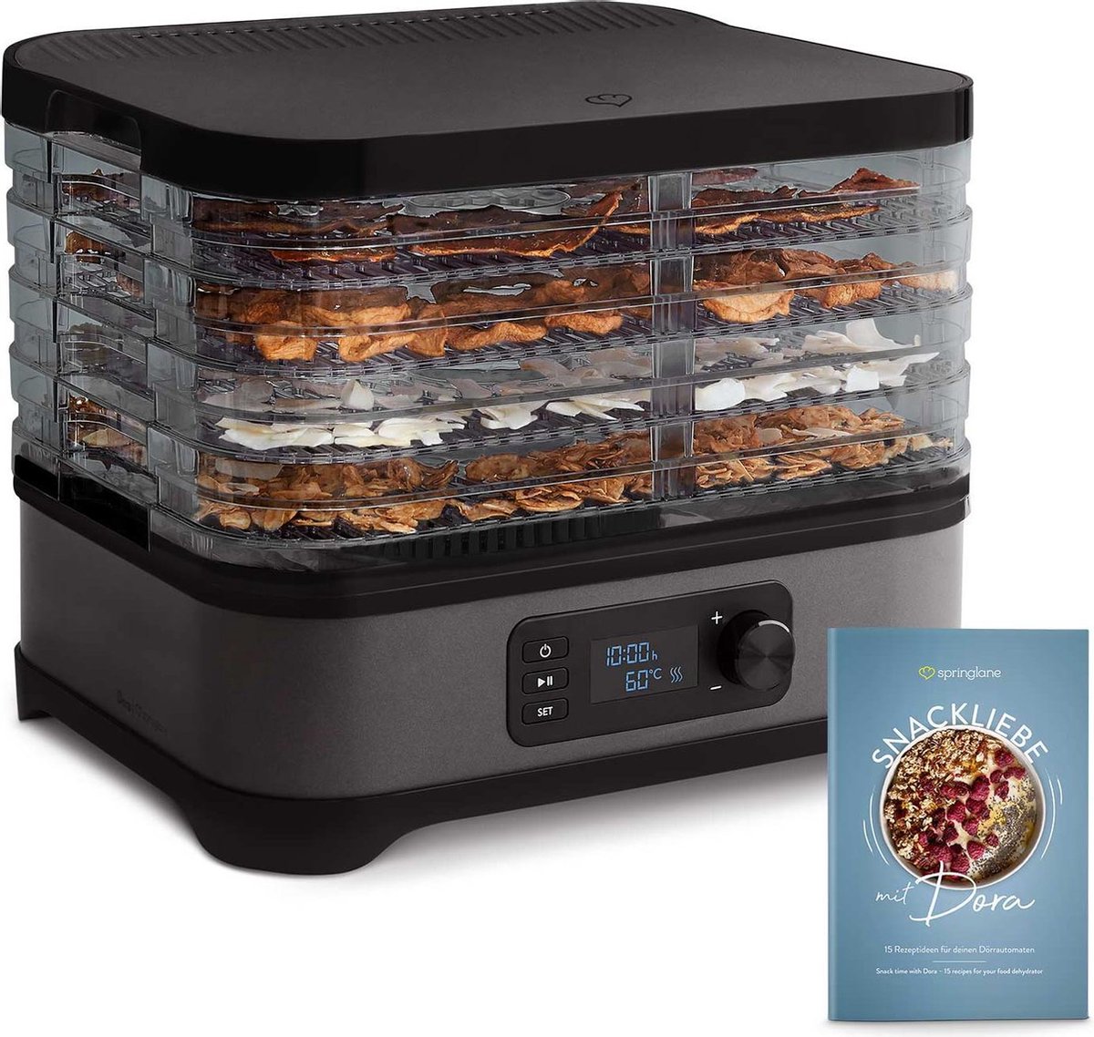 Voedseldroger Dora - 400w - Antraciet