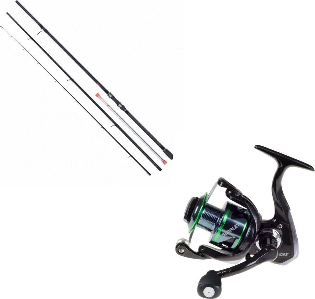Feederset- Hengel en Molen - Robinson Diagonal Feeder Hengel - Robinson Scarlet FD Molen