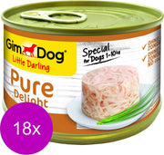 Gimdog Little Darling Pure Delight 150 g - Hondenvoer - 18 x Kip