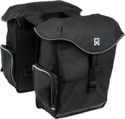 Willex Bagagetas XL Dubbele Fietstas - 34 l - Zwart