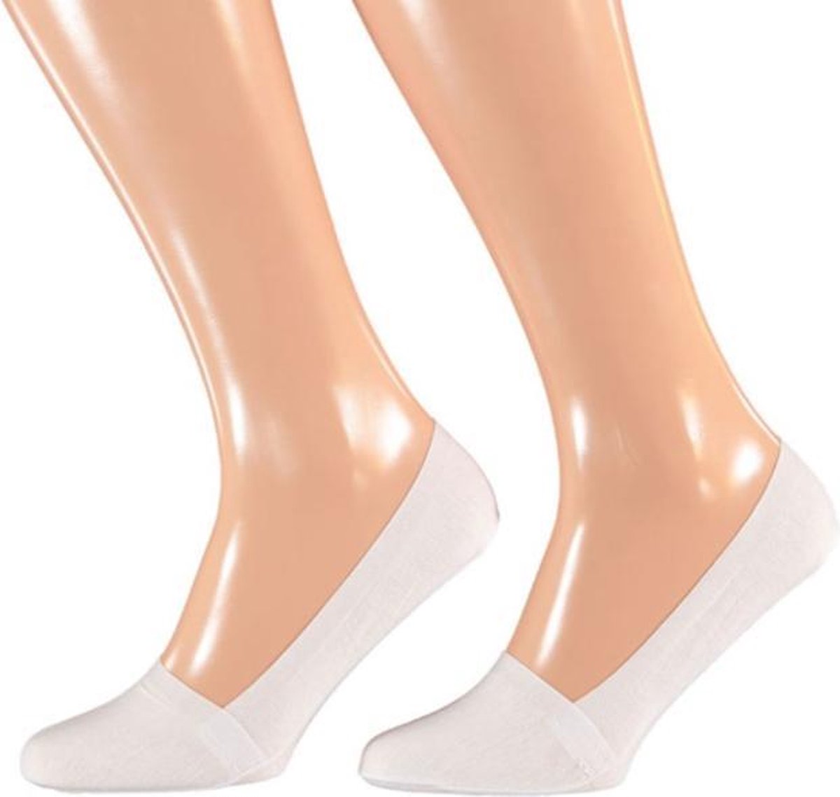 Sarlini invisible sneakersok | 2-pack | Wit | Maat 36-41