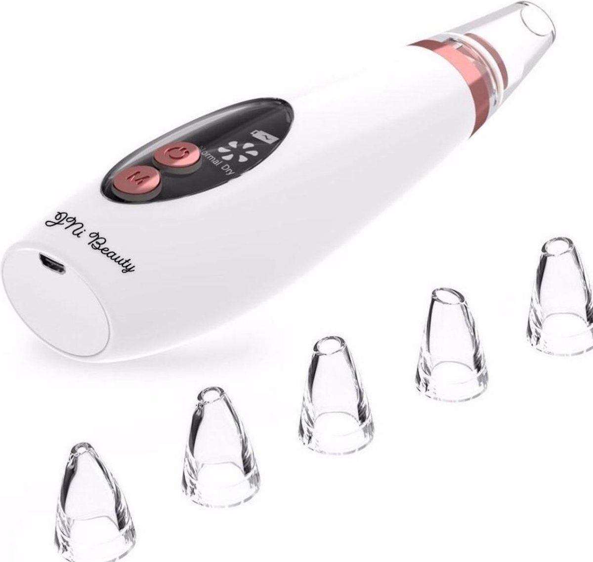 Blackhead remover Vacuum - mee eters verwijderen – meeters remover - Elektrische Vacuüm Mee-eter Verwijderaar - Puisten Verzorging - Pore Cleaner - Gezichtsverzorging – Pore Suction Cleaner - pimple care - cleaner pore  Inclusief 6 Opzetstukken