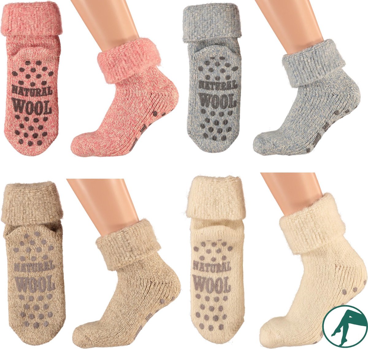 Apollo - slofsokken - anti slip - maat 35-38