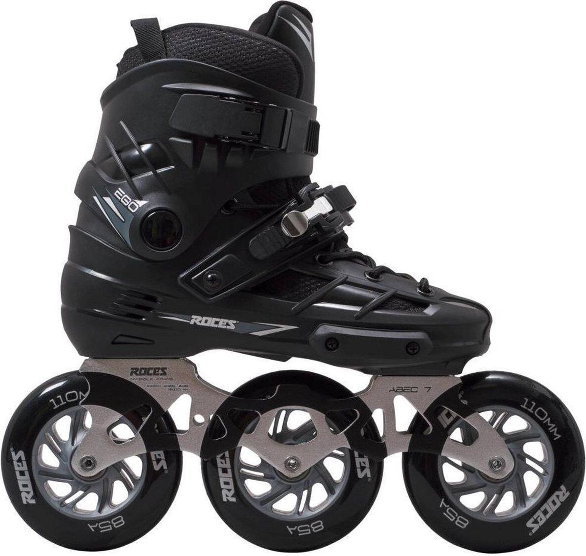 ROCES Inlineskates Unisex EGO TIF 3x110 - Zwart/Zilver 40