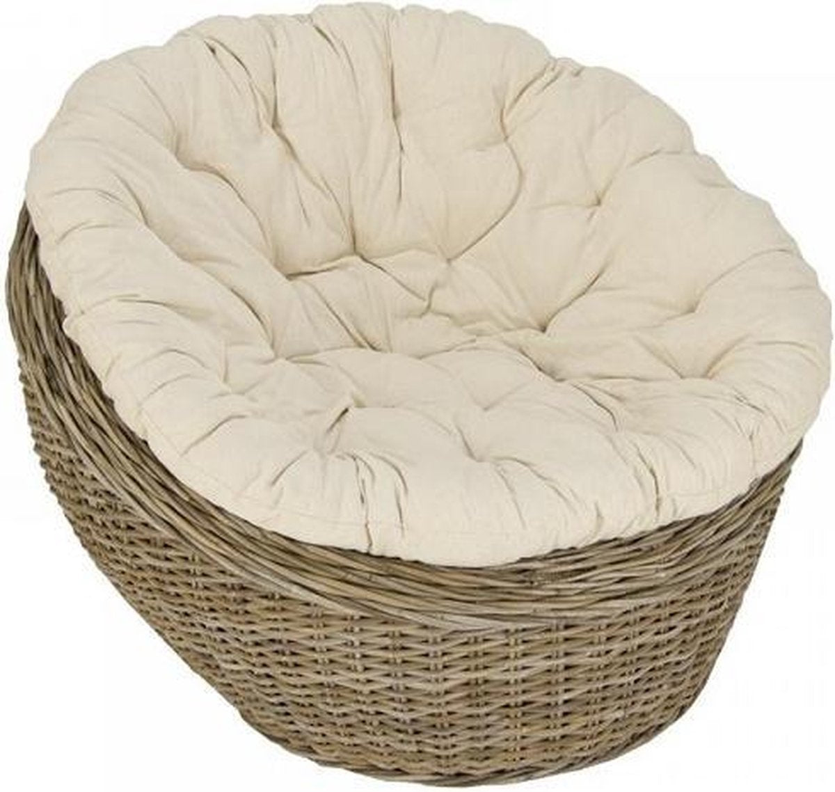 Rotan Kuipstoel Anouk Met Kussen