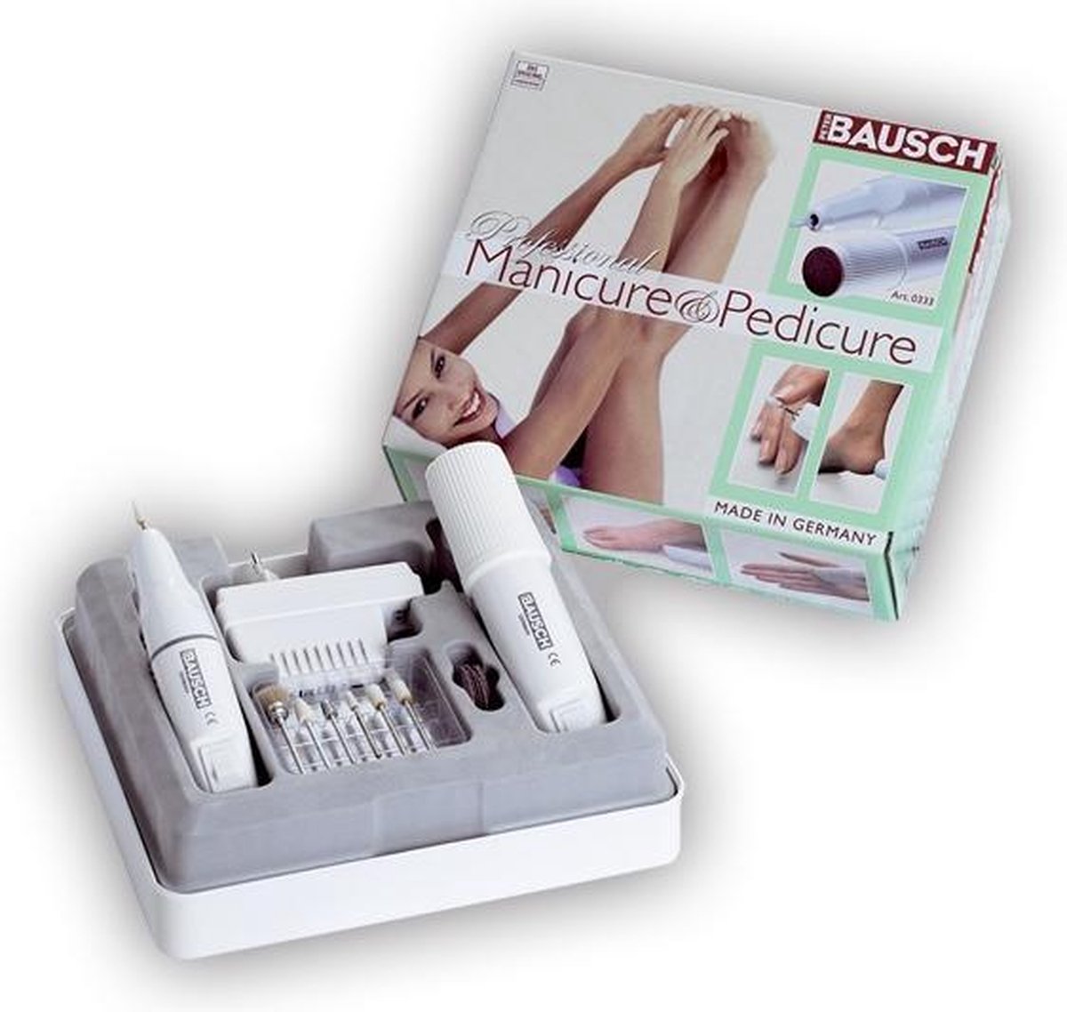 Peter Bausch Manicure Pedicure Apparaat en Pedipeel Combi Set 0333