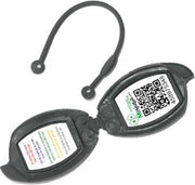kofferlabel bagagelabel met QR-code (per 2 stuks)