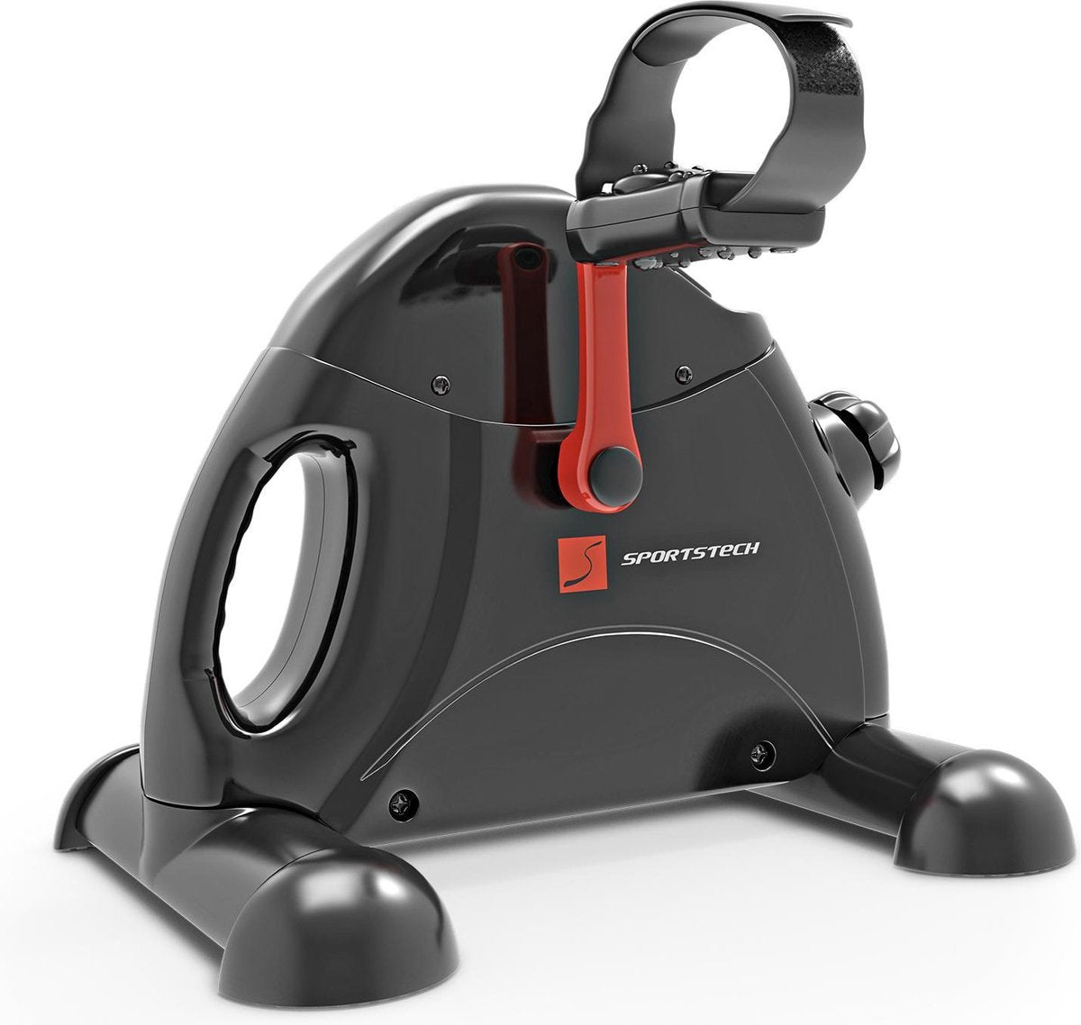 Sportstech stoelfiets| been- en armtrainer | bewegingstrainer voor thuis & kantoor | verstelbare pedalen + massagefunctie | DFX50