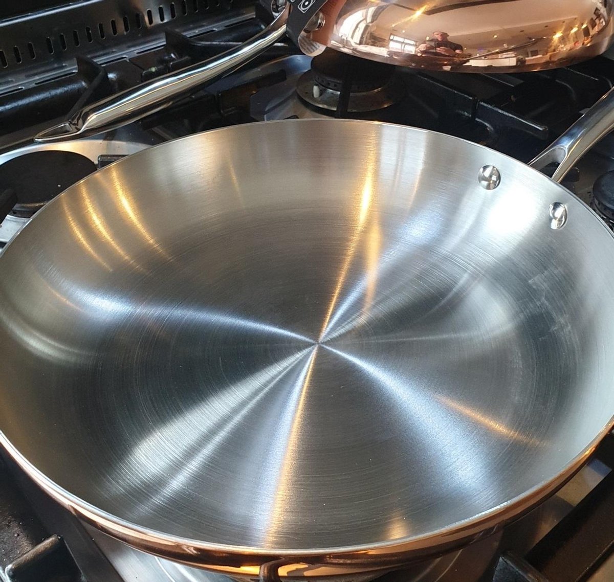 koperen bakpan-braadpan