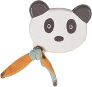 Tikiri Pancha: PANDA - BIJTRING in natuurlijk rubber 12cm
