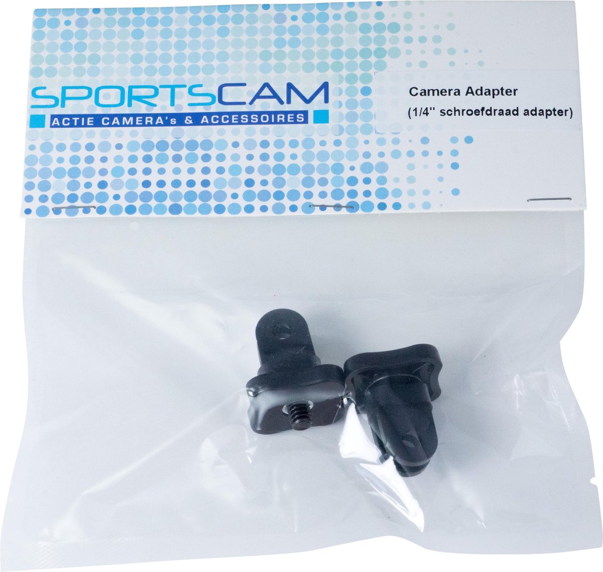 SportsCam Camera Adapter (2x 1/4 schroefdraad adapter)