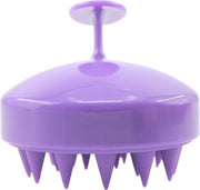 Haarborstel – Scalp Massager – Massage Borstel – Siliconen – Shampoo Borstel – Anti roos – Hoofdhuid - Paars - lila 1 stuk