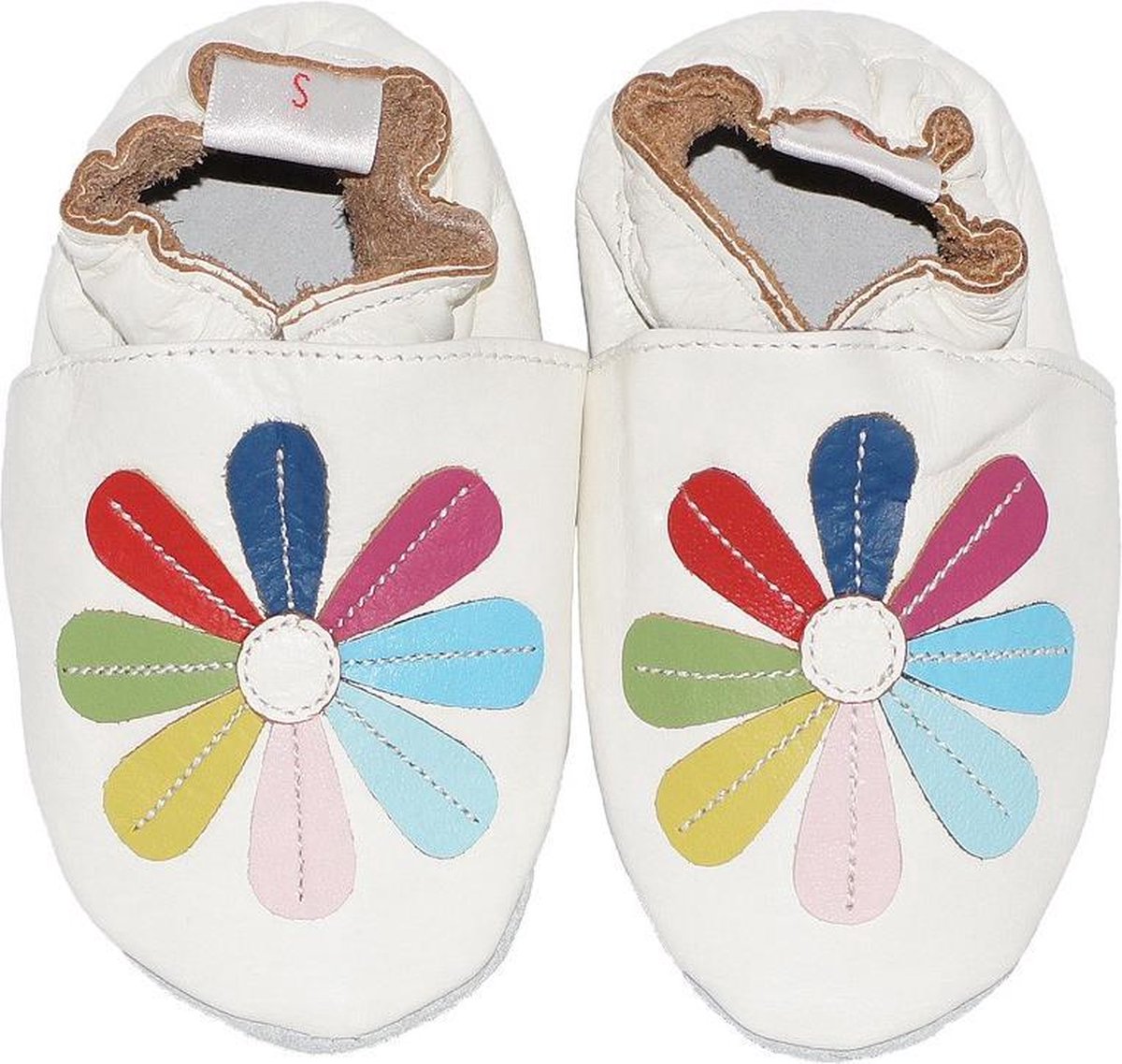 BabySteps slofjes White rainbow maat 16/17