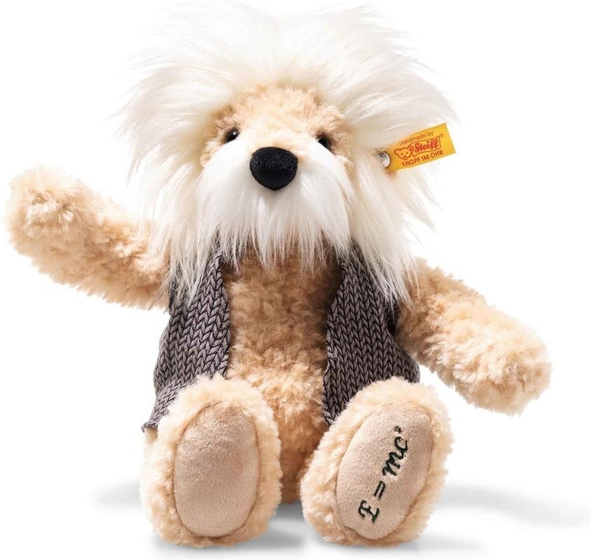 Steiff Einstein teddybeer 28 cm. EAN 022098