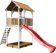 AXI Safari Dory Speeltoren Bruin/wit - Rode Glijbaan