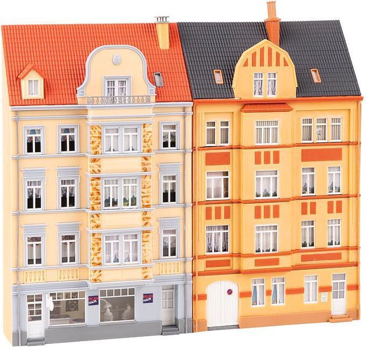 Faller - 2 Urban relief houses. 4 storeys - FA191758 - modelbouwsets