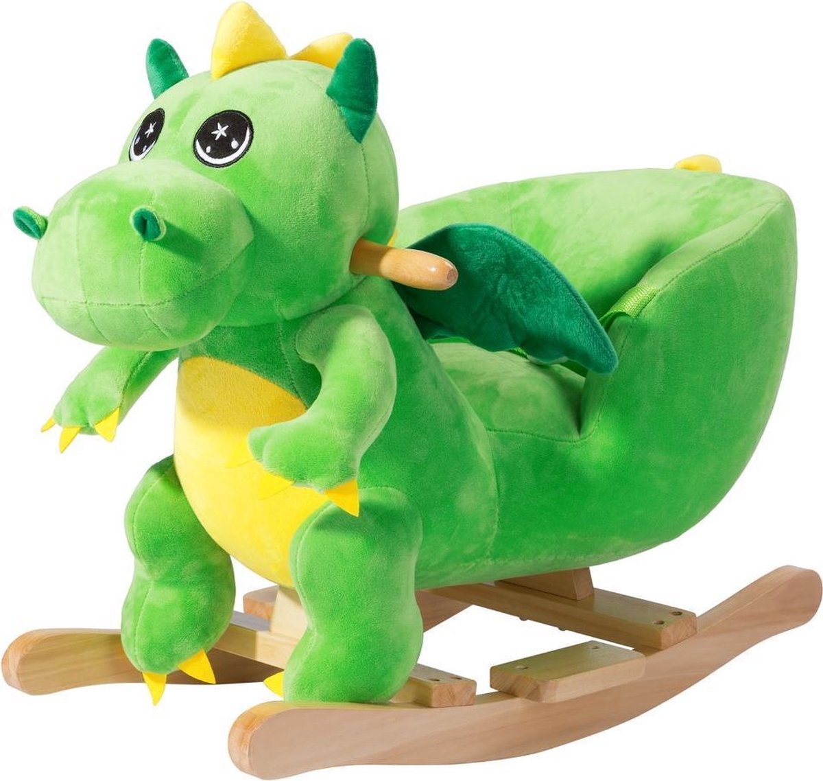Deuba Schommelstoel kinderen dino met veiligheidsgordel
