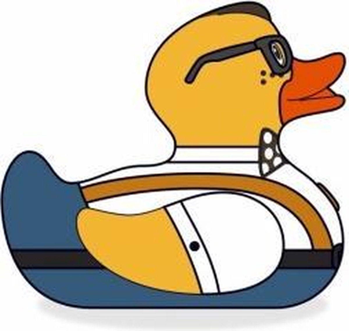 Deluxe NERD Duck van Bud Duck: Mooiste Design badeend ter Wereld