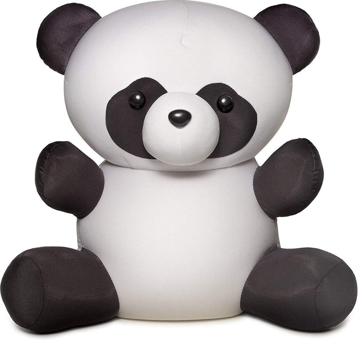 Cuddlebug Knuffelkussen Panda 33 X 20 Cm Zwart/wit
