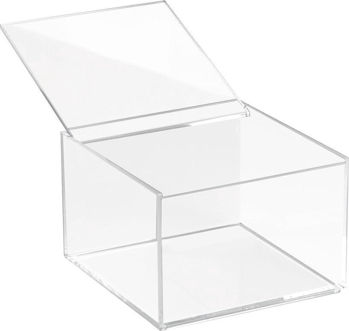 Opbergbakjes transparant met deksel iDesign - Clarity