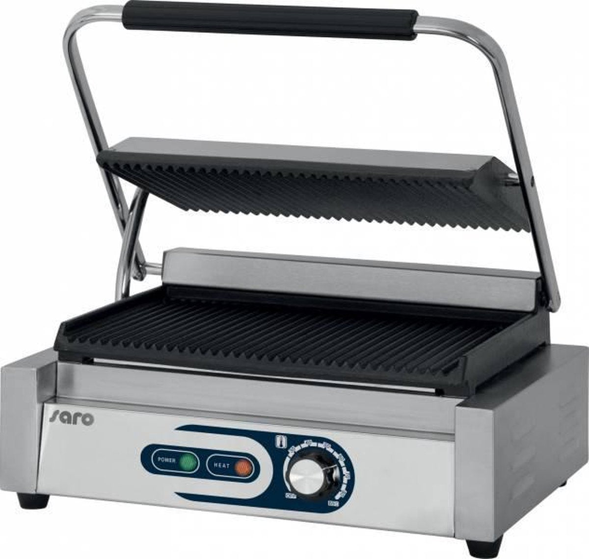 Contactgrill de extra brede grill voor panini of piadina en tosti - 2 jaar garantie! Professioneel model PG 1 B