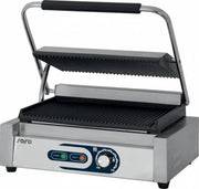 Contactgrill de extra brede grill voor panini of piadina en tosti - 2 jaar garantie! Professioneel model PG 1 B