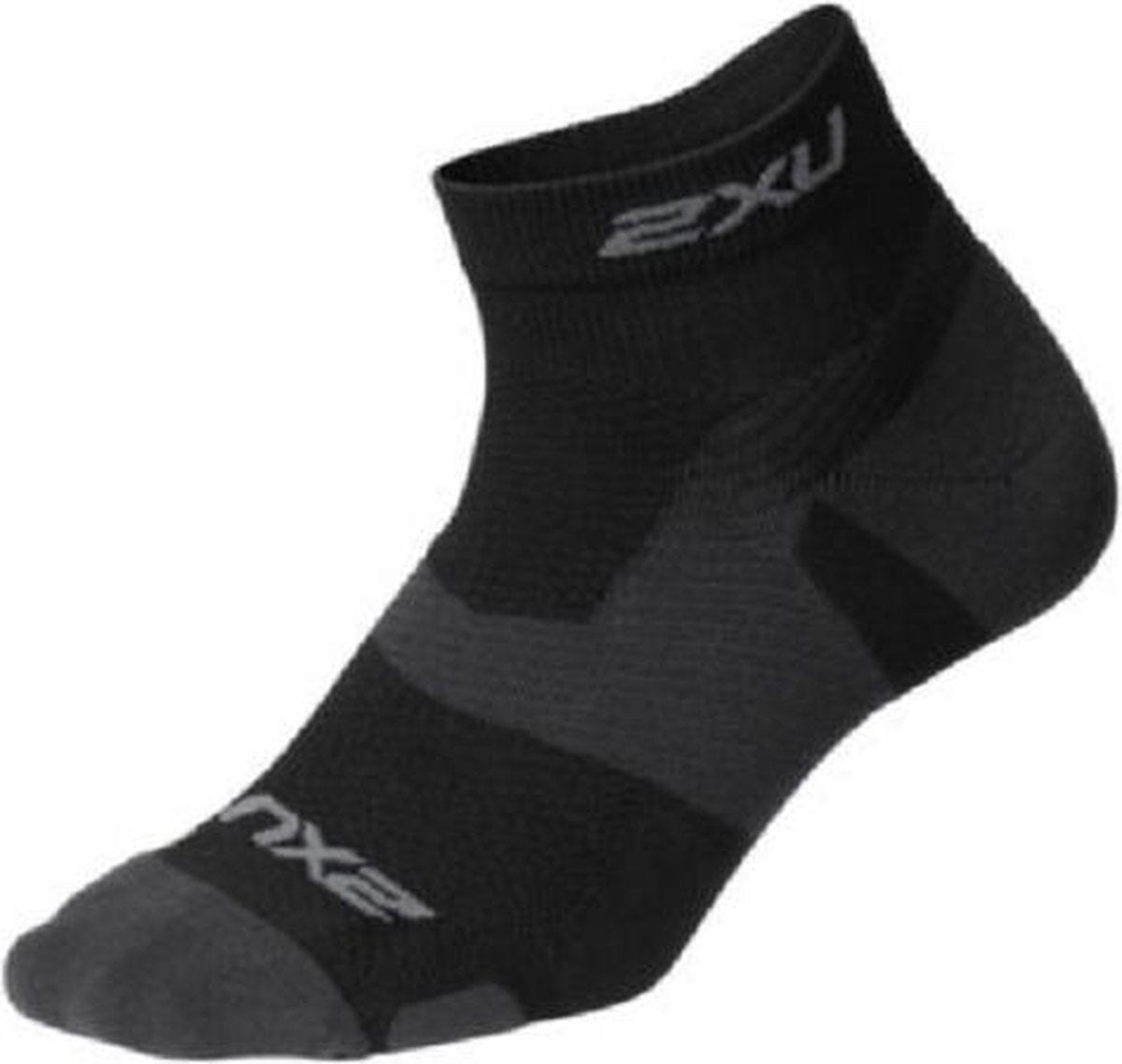 2xu Enkelsokken Vectr Lightcushion Nylon Zwart Maat 35/37