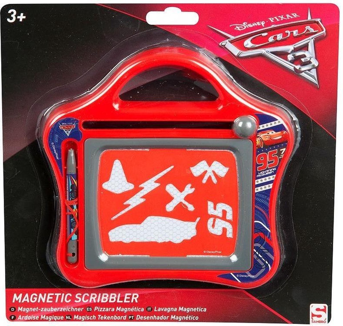 Cars 3 magnetisch tekenbord