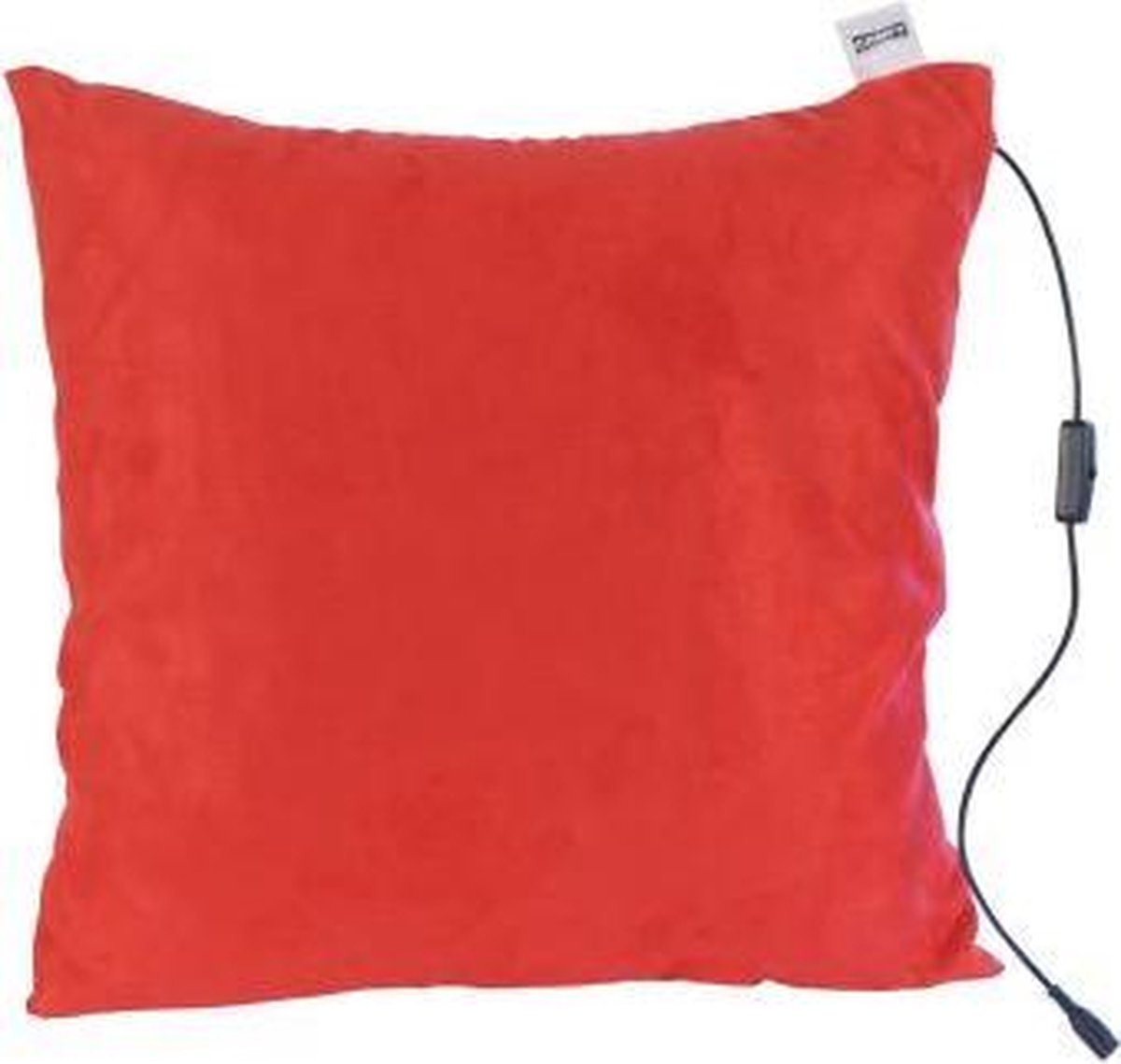 Massagekussen - rood - massageapparaat met infrarood warmtefunctie - adapter voor auto - gekleurde wasbare hoes - Comfy