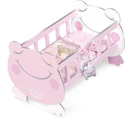 Houten babypoppen bedje Magic