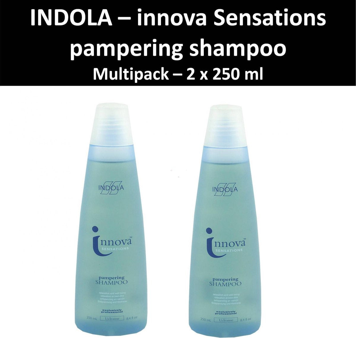 Indola - Innova Sensations - Pampering Shampoo - Haircare wash - 250 ml Impact blaas zware deuvelhaak