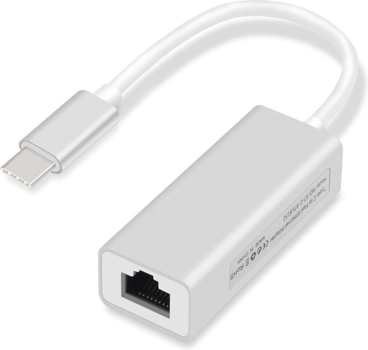 Bedrade ethernet netwerk adapter van RJ45 LAN naar USB type C 2.0 op Macbook