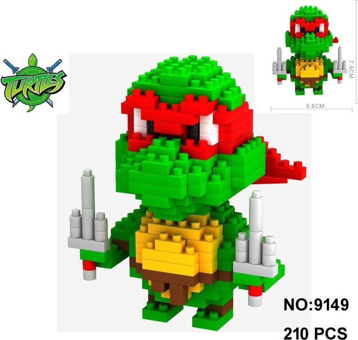Nanoblocks Rafael Turtles (TMNT) - LNO
