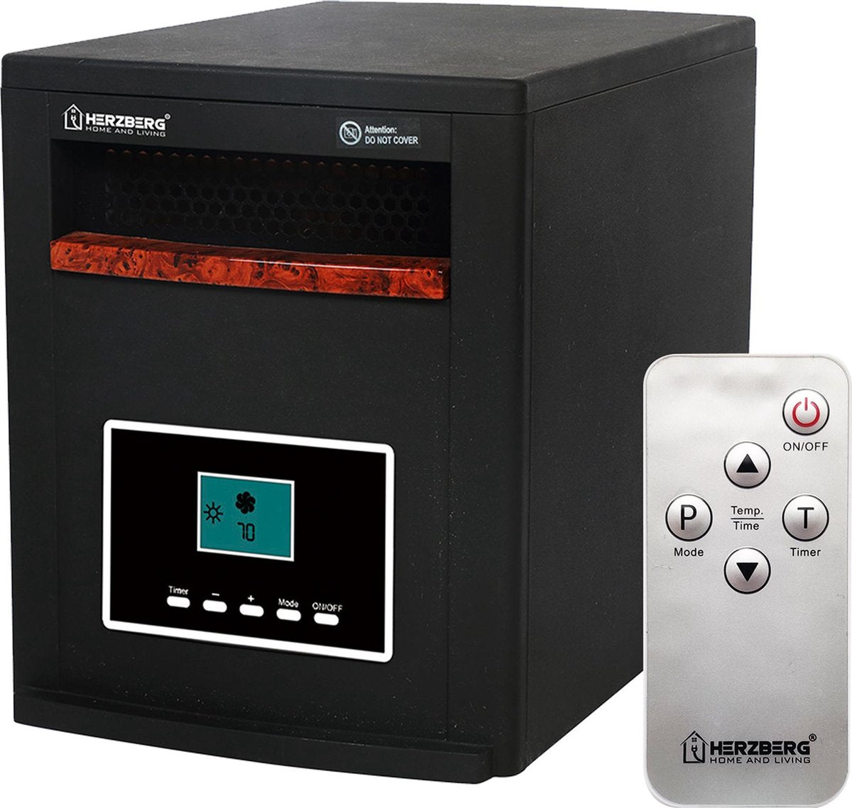 Herzberg HG-8073: Cabinet Quarts Infrared Heater