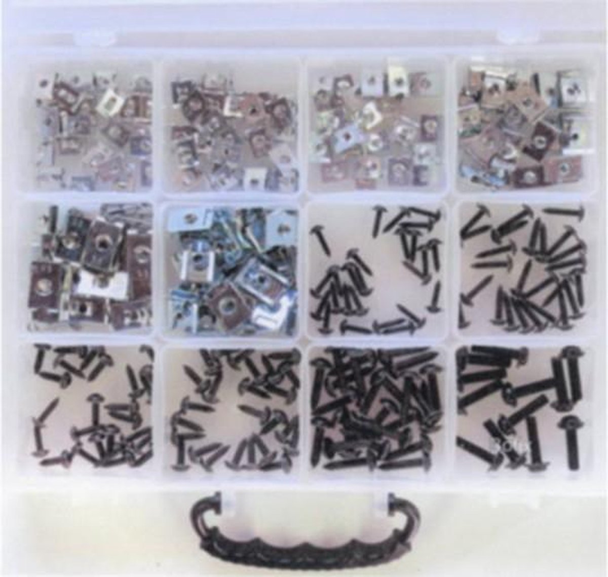 Assortimentsdoos parker + speednut 6 maten 150delig