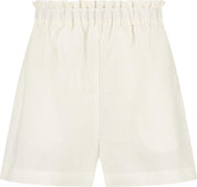 WALLIEN - Dames Korte broek - Off White - Wit
