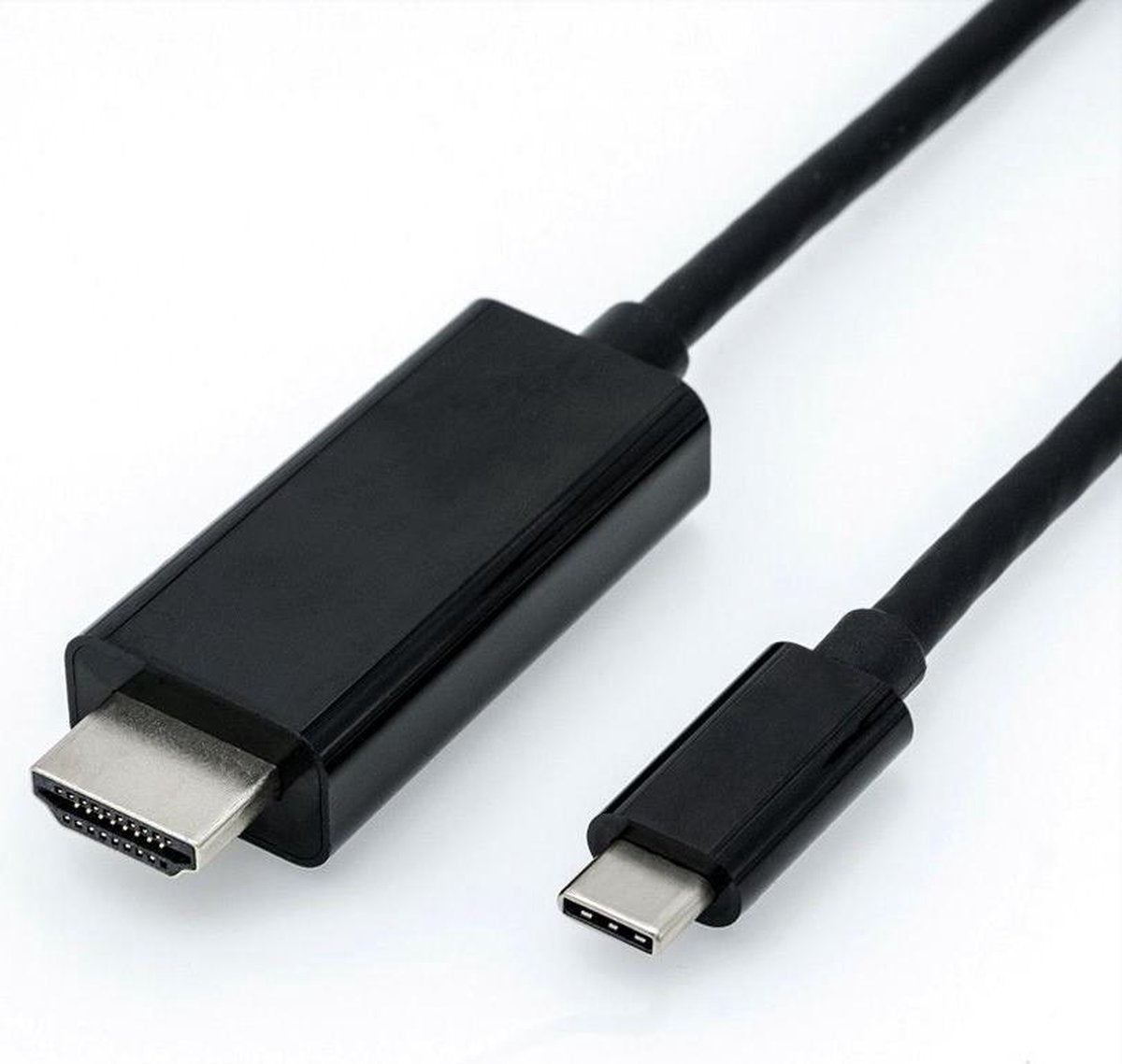 Transmedia USB-C naar HDMI kabel met DP Alt Mode (4K 60 Hz) / zwart - 1