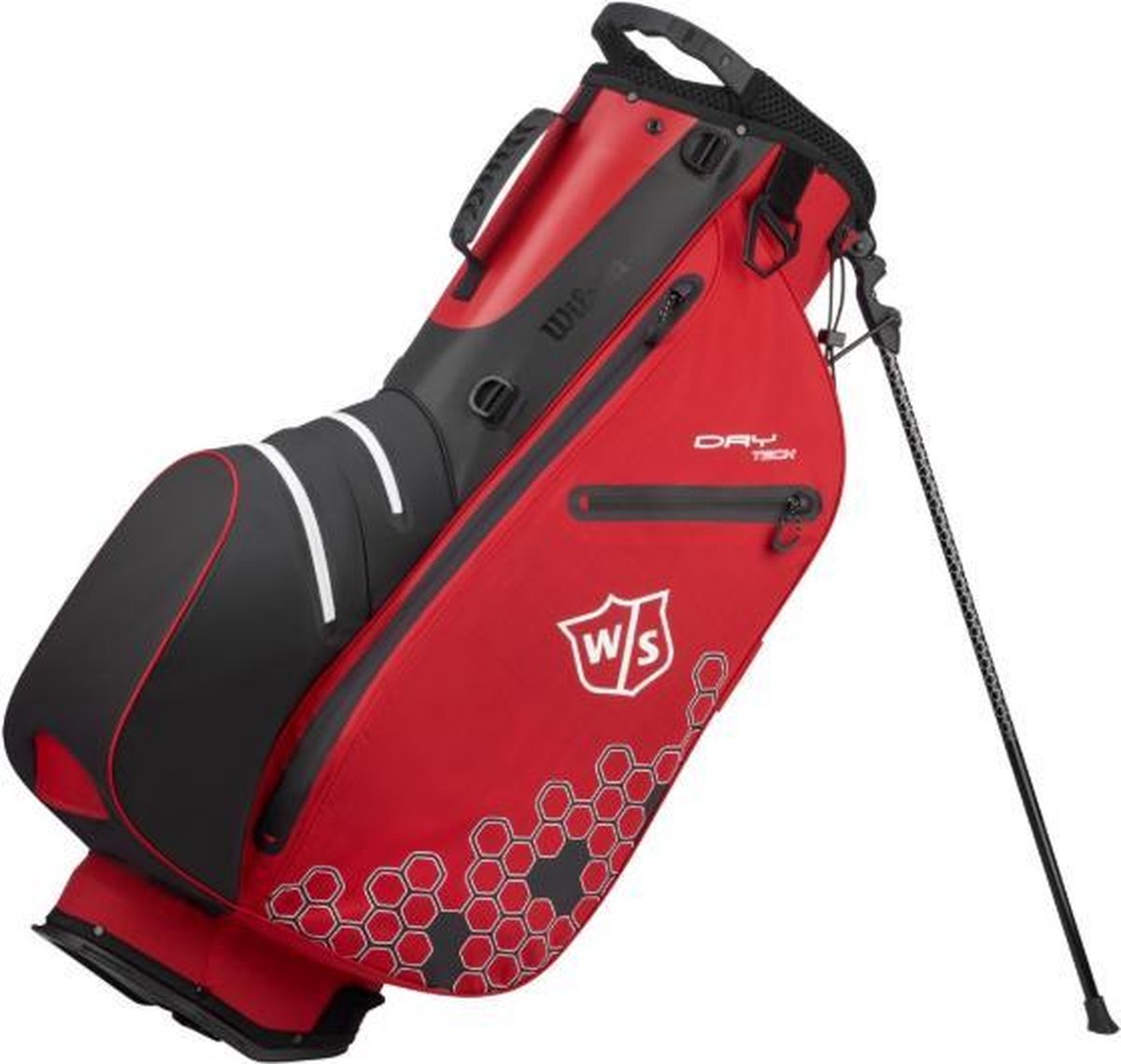 Wilson Staff Dry Tech II  Waterproof Standbag - Rood Zwart